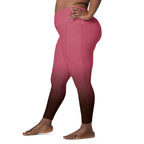 [THC Basics] Blush Latte Crossover Leggings with Pockets