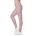 [Wild Side] Dusty Roar Crossover Leggings with Pockets