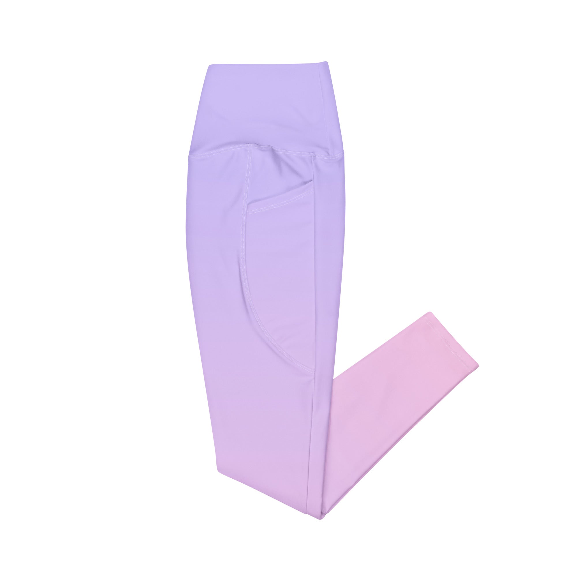 [THC Basics] Serene Skies Crossover Leggings with Pockets