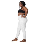 [Wild Side] Ivory Roar Crossover Leggings with Pockets