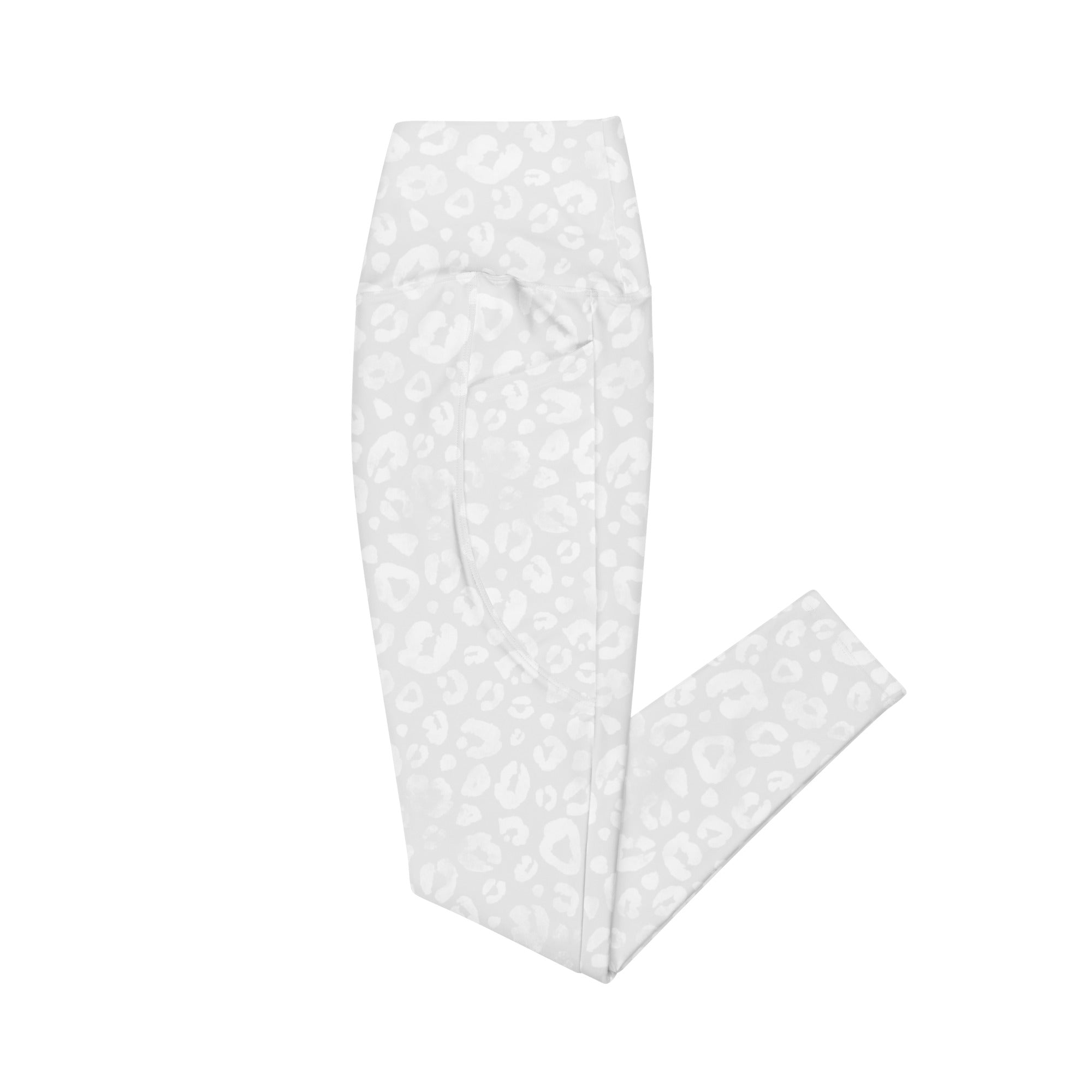 [Wild Side] Ivory Roar Crossover Leggings with Pockets
