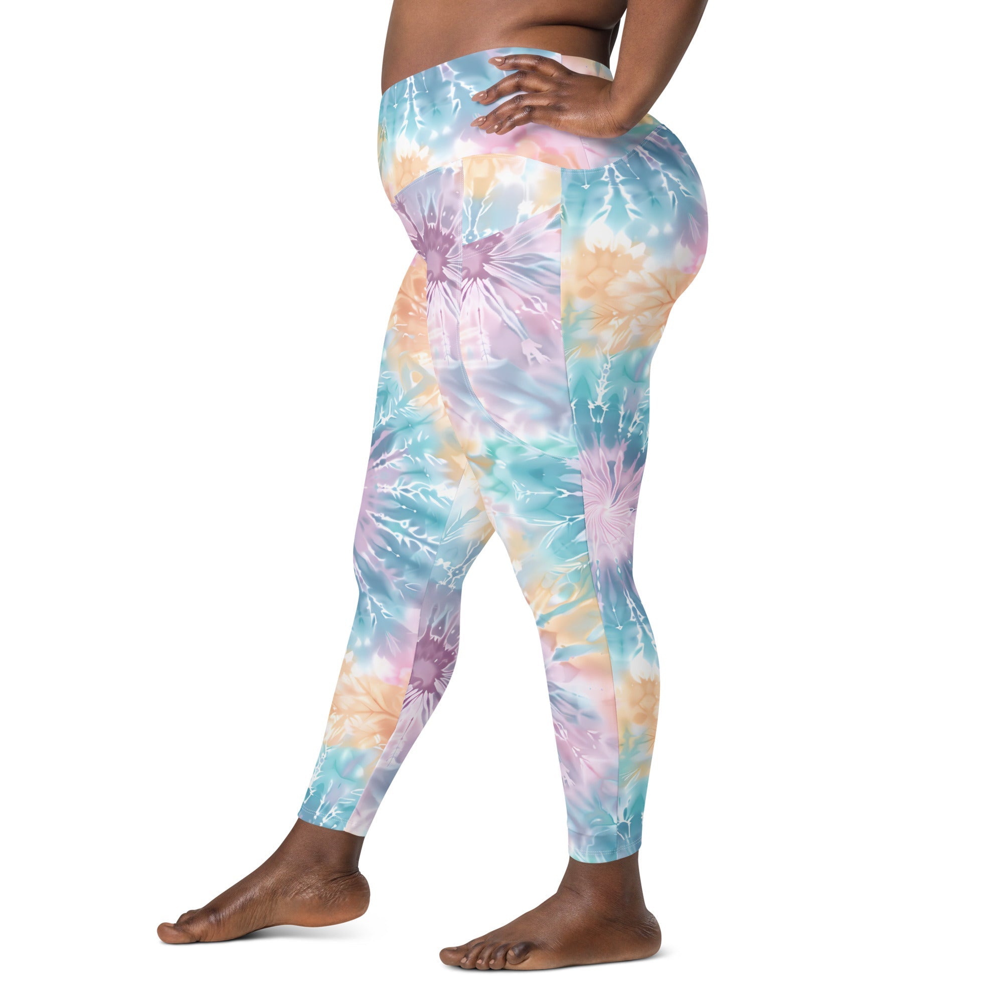 [Gypsy Soul] Sorbet Splash Crossover Leggings with Pockets