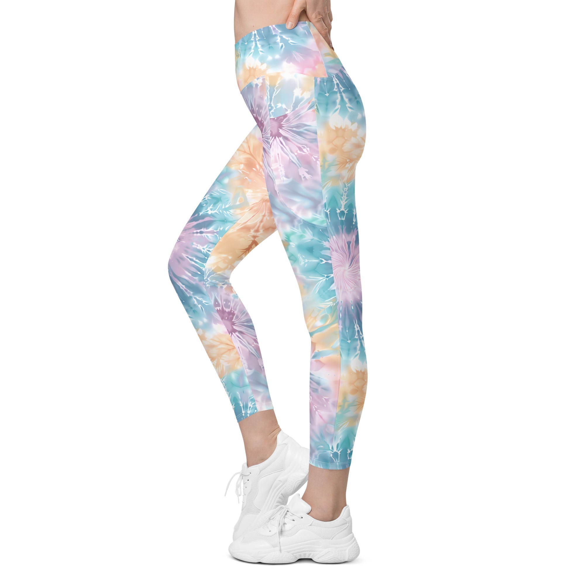 [Gypsy Soul] Sorbet Splash Crossover Leggings with Pockets
