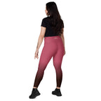 [THC Basics] Blush Latte Crossover Leggings with Pockets
