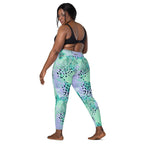 [Wild Side] Wild Whimsy Crossover Leggings with Pockets