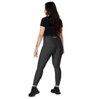 [Wild Side] Obsidian Roar Crossover Leggings with Pockets