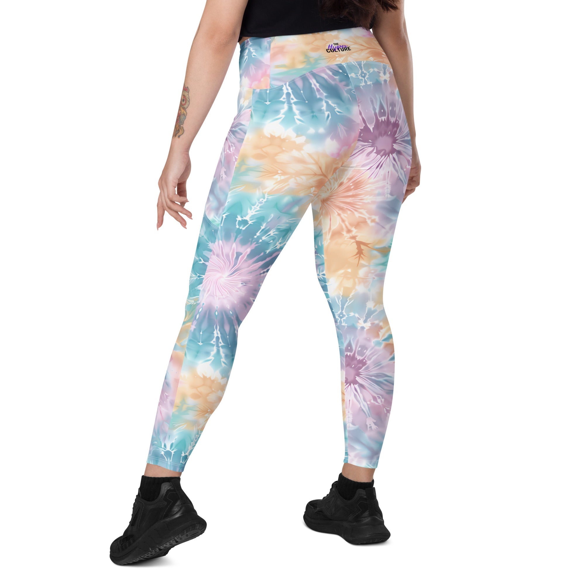 [Gypsy Soul] Sorbet Splash Crossover Leggings with Pockets