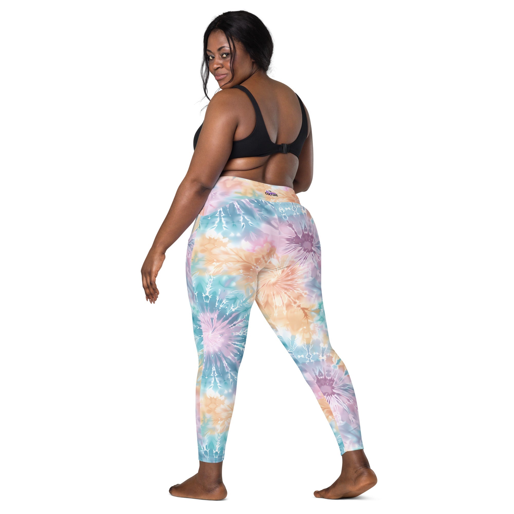 [Gypsy Soul] Sorbet Splash Crossover Leggings with Pockets