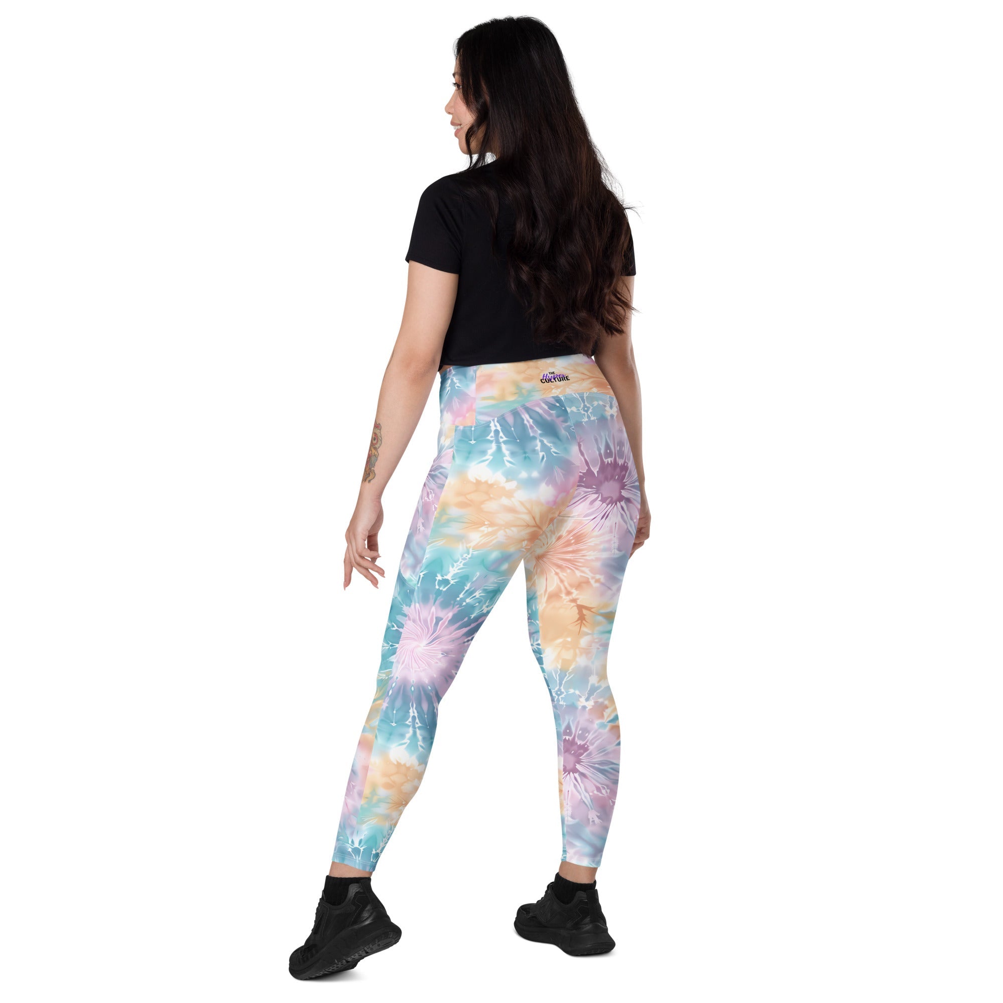 [Gypsy Soul] Sorbet Splash Crossover Leggings with Pockets