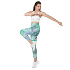 [Wild Side] Wild Whimsy Crossover Leggings with Pockets
