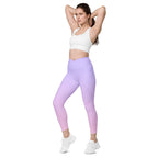 [THC Basics] Serene Skies Crossover Leggings with Pockets