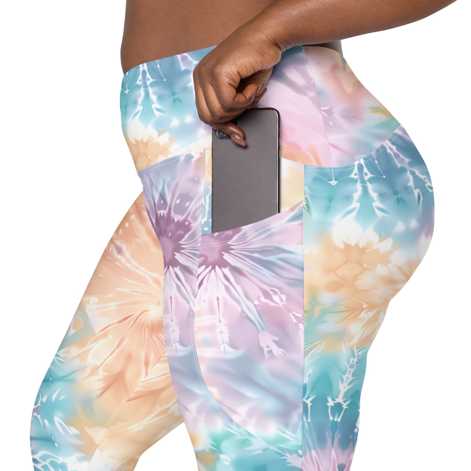 [Gypsy Soul] Sorbet Splash Crossover Leggings with Pockets