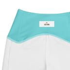 [THC Basics] Tropical Wave Crossover Leggings with Pockets