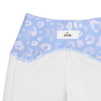 [Wild Side] Azure Roar Crossover Leggings with Pockets