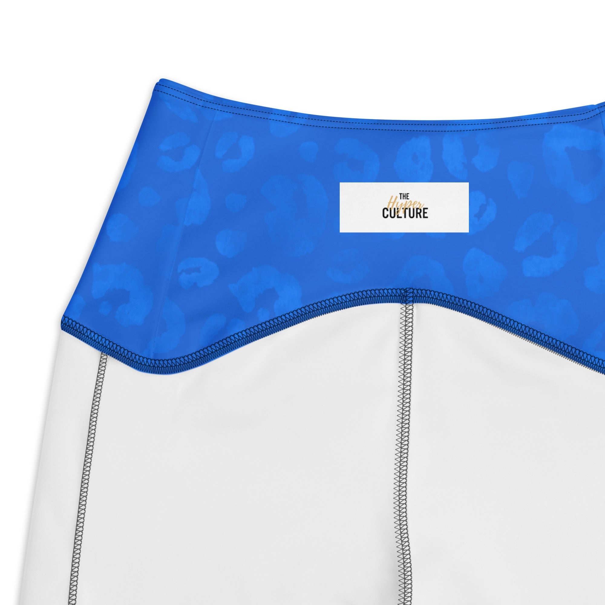 [Wild Side] Cerulean Spots Crossover Leggings with Pockets