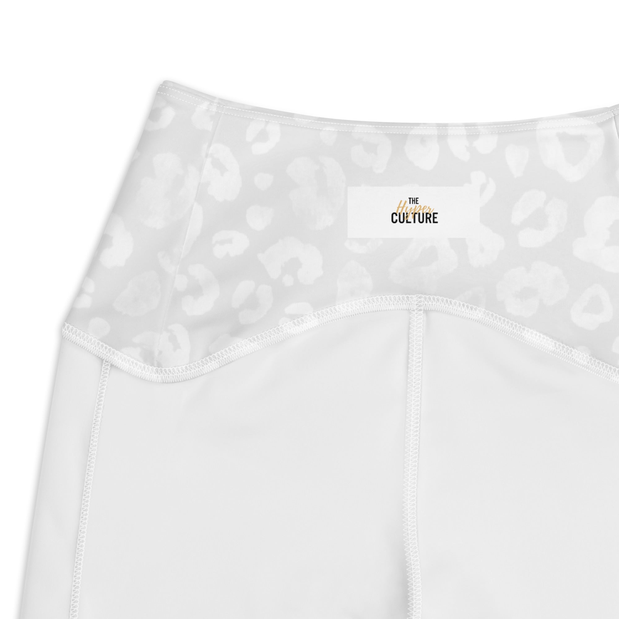 [Wild Side] Ivory Roar Crossover Leggings with Pockets