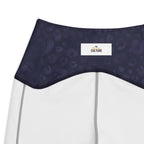 [Wild Side] Indigo Roar Crossover Leggings with Pockets