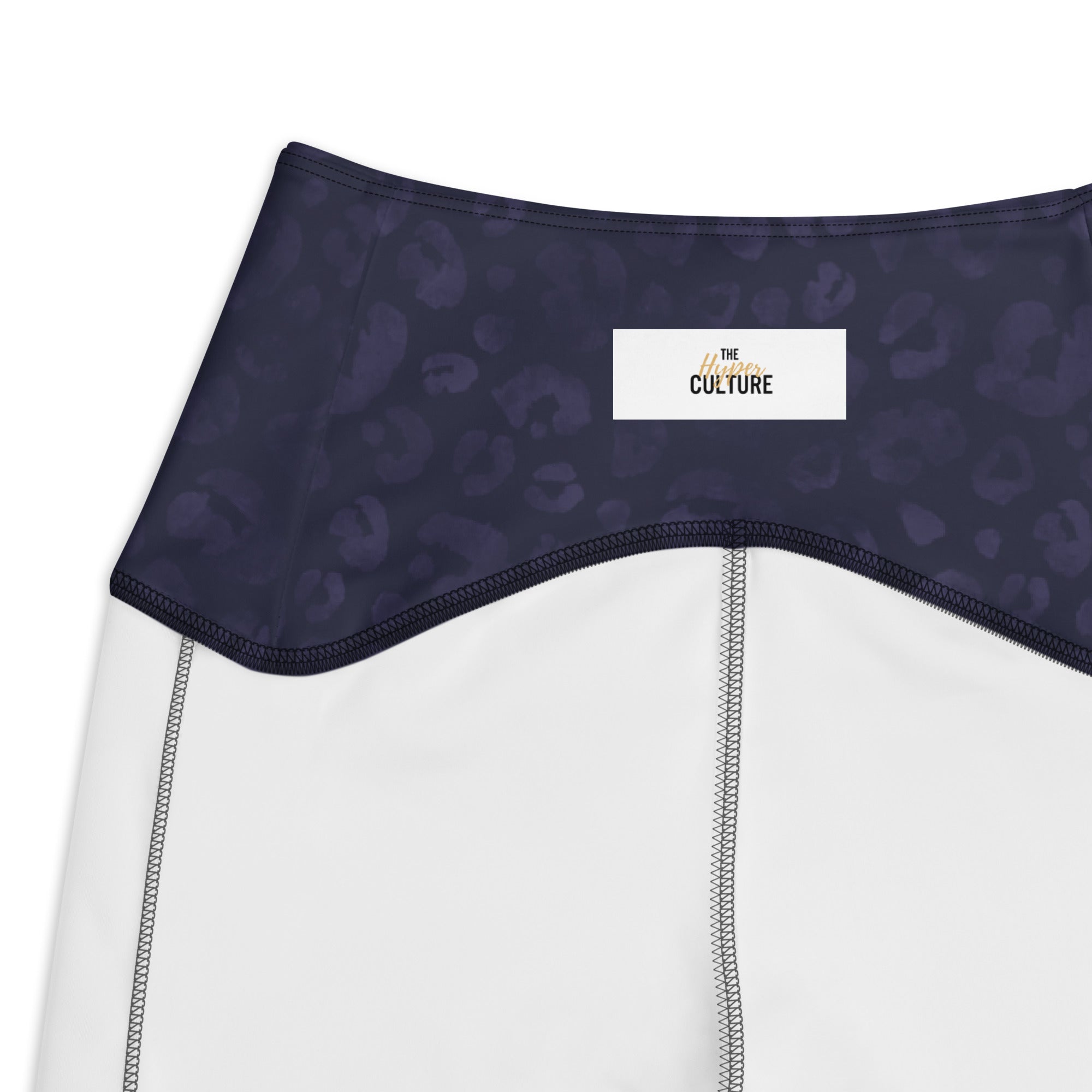 [Wild Side] Indigo Roar Crossover Leggings with Pockets