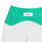 [Wild Side] Parakeet Roar Crossover Leggings with Pockets