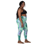 [Wild Side] Wild Whimsy Crossover Leggings with Pockets