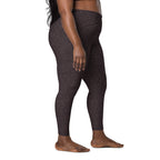 [Wild Side] Mocha Spots Crossover Leggings with Pockets