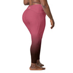 [THC Basics] Blush Latte Crossover Leggings with Pockets