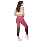 [THC Basics] Blush Latte Crossover Leggings with Pockets