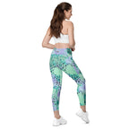[Wild Side] Wild Whimsy Crossover Leggings with Pockets