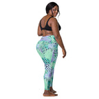 [Wild Side] Wild Whimsy Crossover Leggings with Pockets