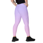[THC Basics] Serene Skies Crossover Leggings with Pockets