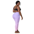 [THC Basics] Serene Skies Crossover Leggings with Pockets