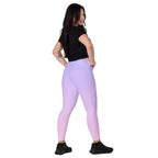 [THC Basics] Serene Skies Crossover Leggings with Pockets
