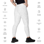 [Wild Side] Ivory Roar Crossover Leggings with Pockets