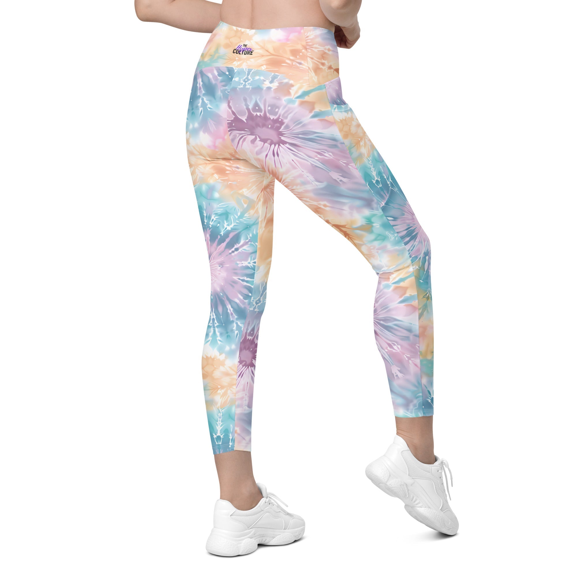 [Gypsy Soul] Sorbet Splash Crossover Leggings with Pockets