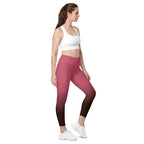 [THC Basics] Blush Latte Crossover Leggings with Pockets