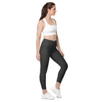 [Wild Side] Obsidian Roar Crossover Leggings with Pockets
