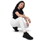 [Wild Side] Ivory Roar Crossover Leggings with Pockets
