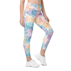 [Gypsy Soul] Sorbet Splash Crossover Leggings with Pockets