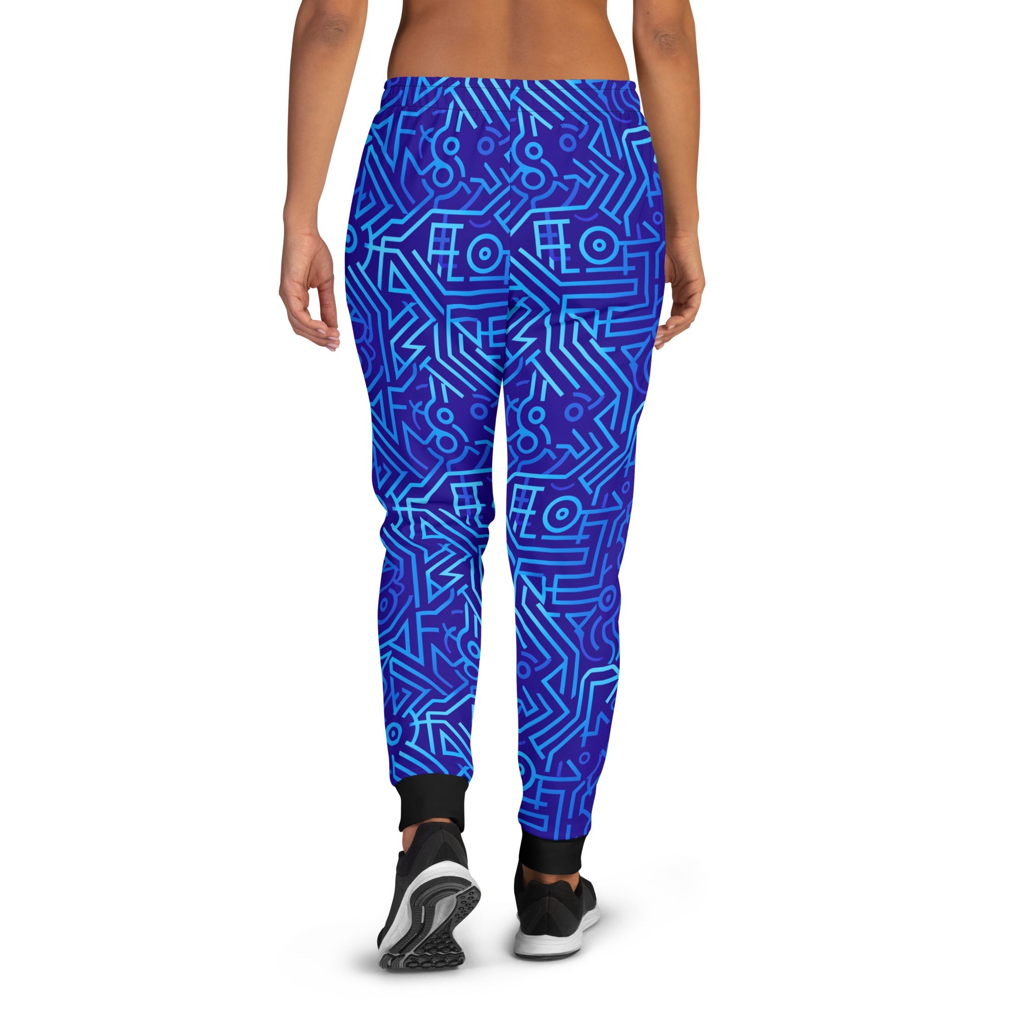 [GeoModa] Electric Whimsy Women's Joggers