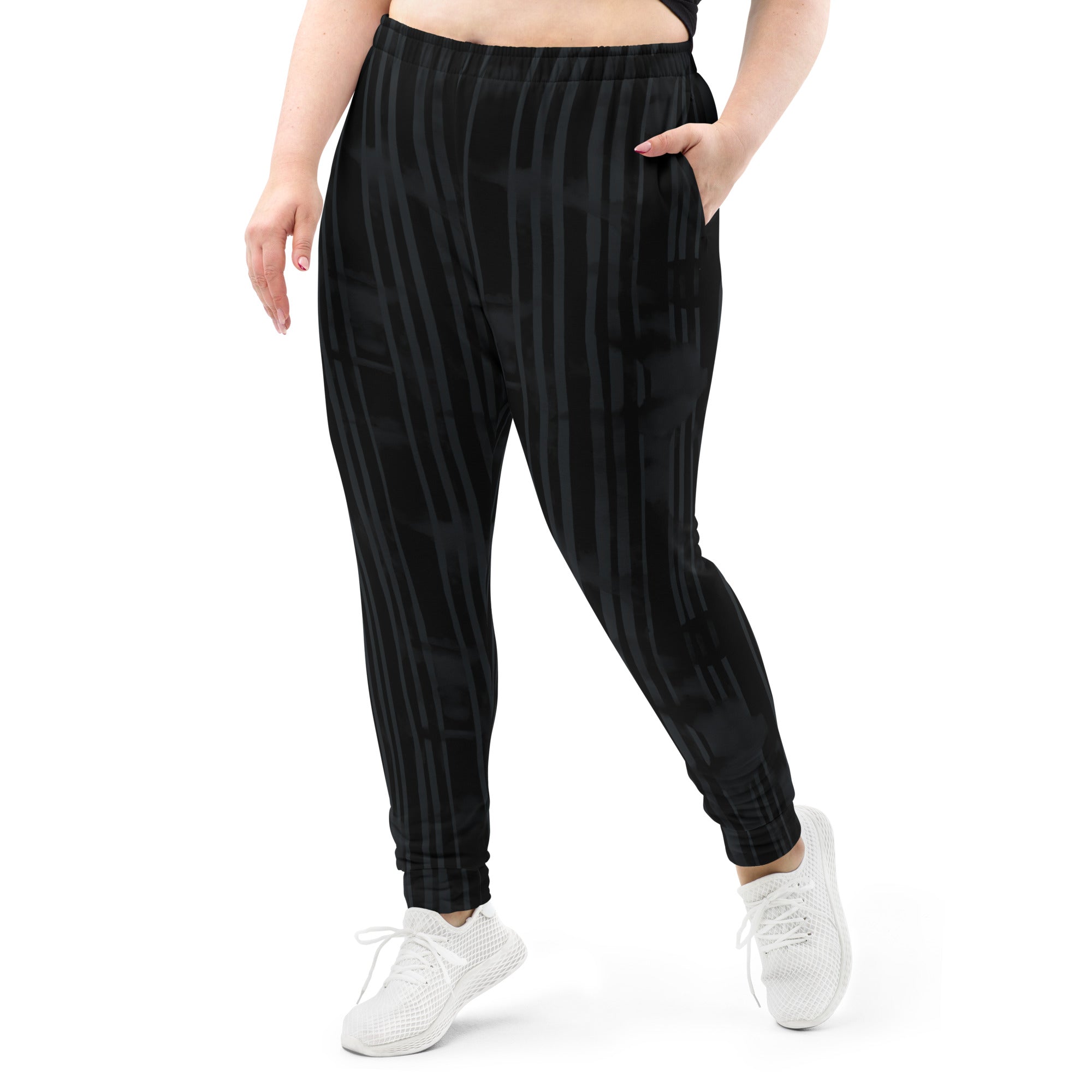 [GeoModa] Obsidian Streaks Women's Joggers