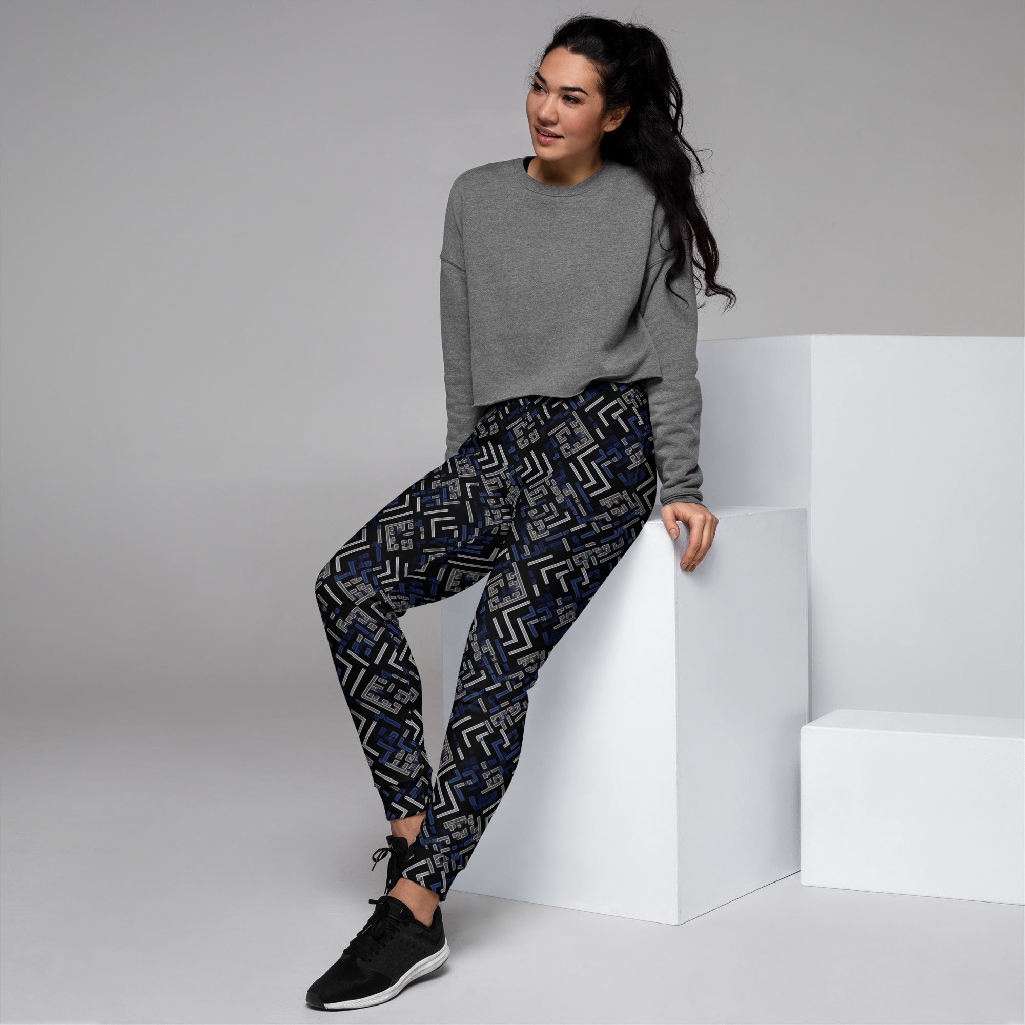 [GeoModa] Dark Maze Women's Joggers