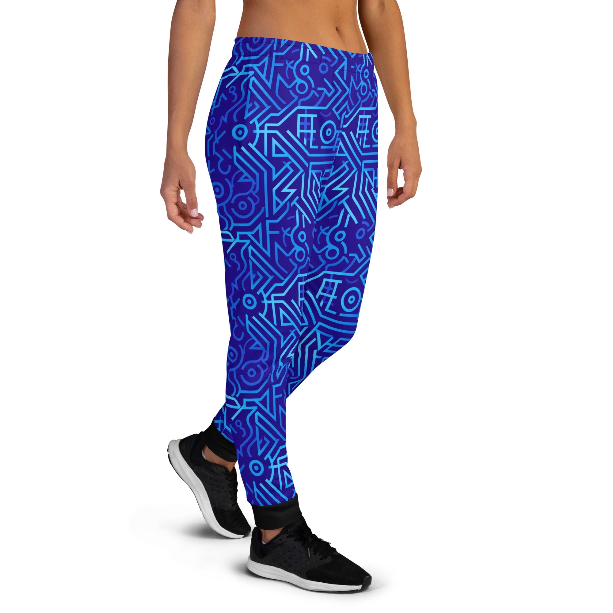 [GeoModa] Electric Whimsy Women's Joggers