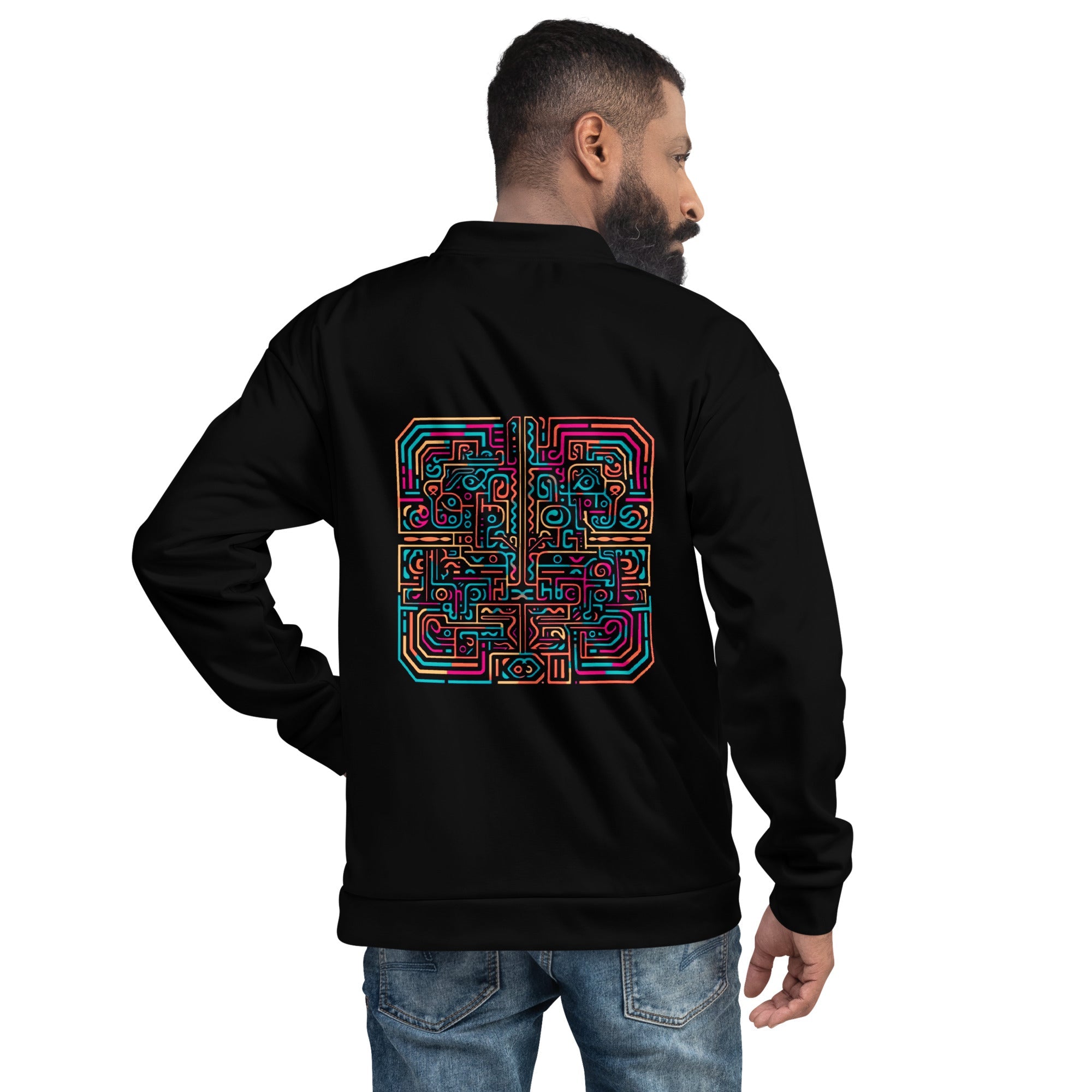 [GeoModa] Maze Infusion Unisex Tracker Jacket