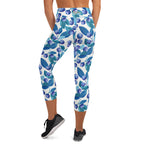 [Fruitilicious] Berry Kissed Yoga Capri Leggings