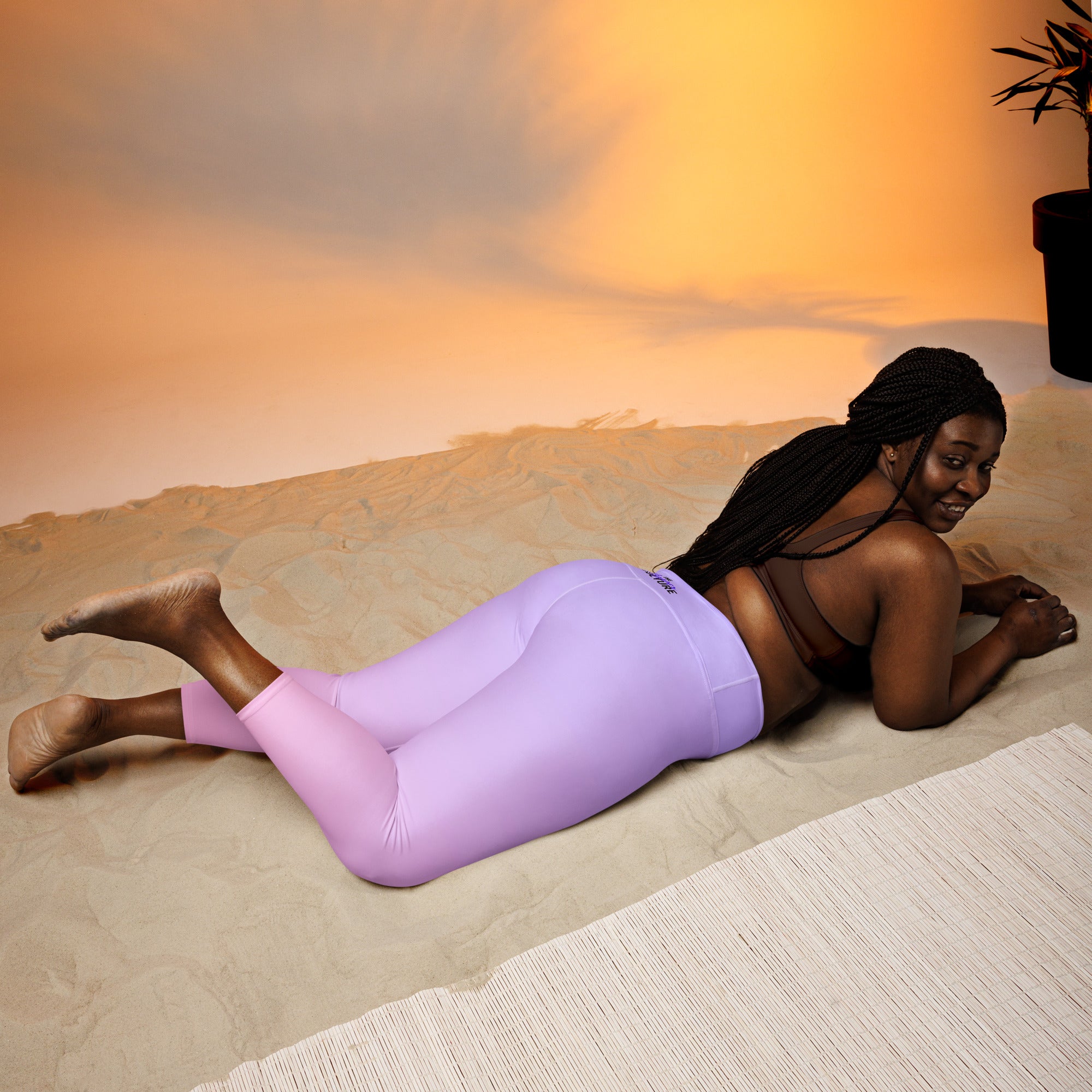 [THC Basics] Serene Skies Yoga Capri Leggings