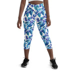 [Fruitilicious] Berry Kissed Yoga Capri Leggings