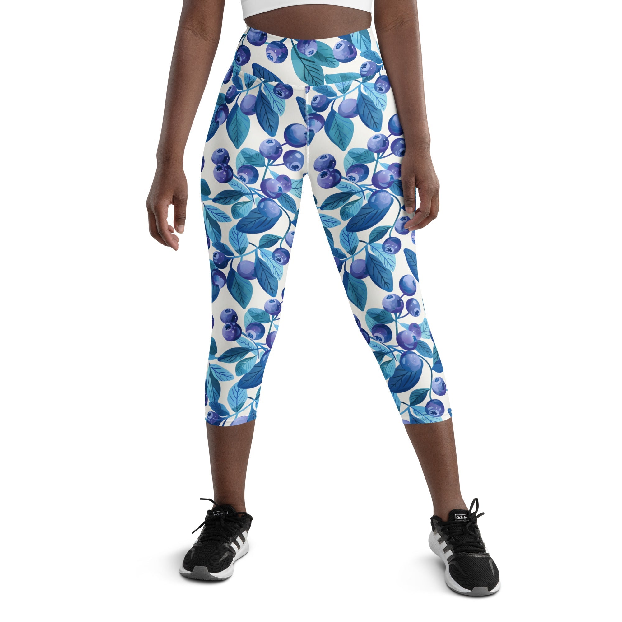 [Fruitilicious] Berry Kissed Yoga Capri Leggings