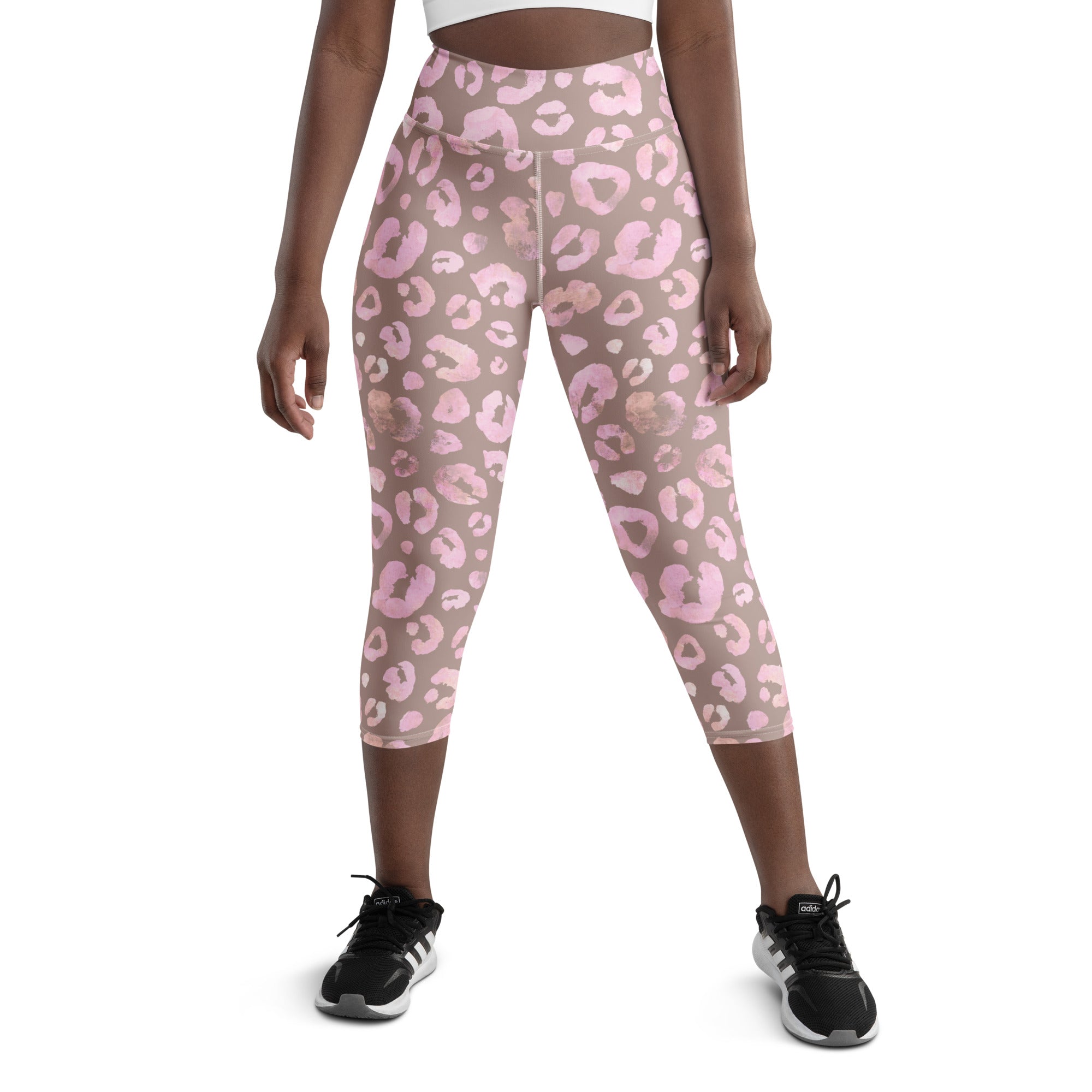 [Wild Side] Dusty Roar Yoga Capri Leggings