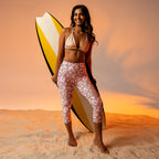 [Wild Side] Dusty Roar Yoga Capri Leggings