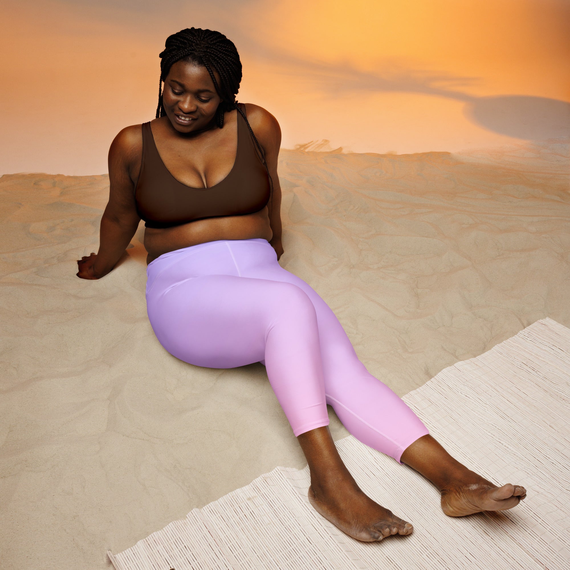 [THC Basics] Serene Skies Yoga Capri Leggings